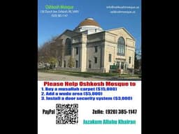 Oshkosh Mosque Fundraising 2024